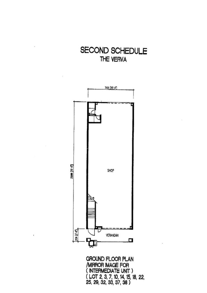 The Verva Puchong Jaya Ground Floor Plan