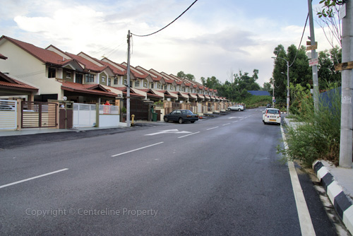 townhouse opposite the project