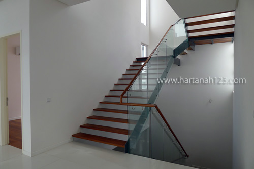 view from dining area to staircase on 1st floor