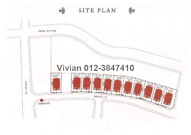 Taynton Heights Bungalow Site Plan