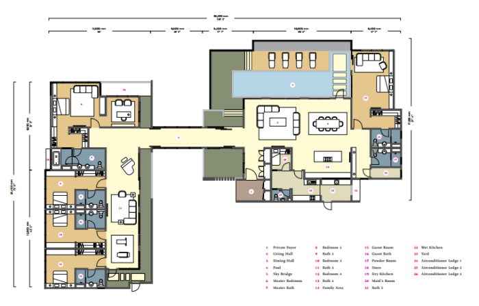 penthouse floor plan 1